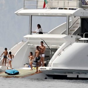 Georgina Rodriguez i Cristiano Ronaldo na Sardiniji