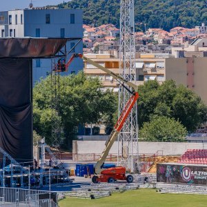 Pogled na posljednje pripreme uoči održavanja Ultra Europe 2023.