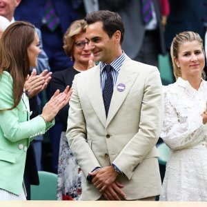 Kate Middleton, Mirka i Roger Federer