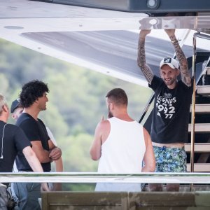 Marcelo Brozović s obitelji na ljetovanju