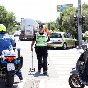 Sudar dvaju automobila u Šibeniku