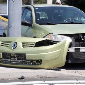 Sudar dvaju automobila u Šibeniku