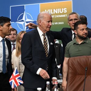 Rishi Sunak, Joe Biden, Volodimir Zelenski