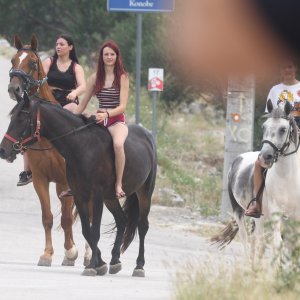 Jak vjetar otežava gašenje požara koji je planuo kod Grebaštice, kanaderi i air tractori u akciji, evakuiraju se kuće