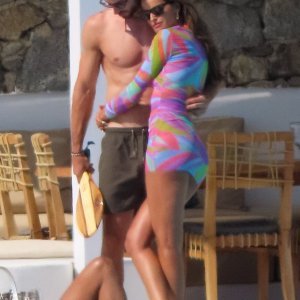 Izabel Goulart i Kevin Trapp na Mykonosu