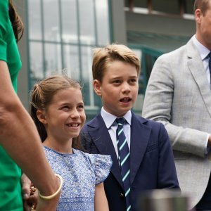 Princeza Charlotte, princ George i princ William