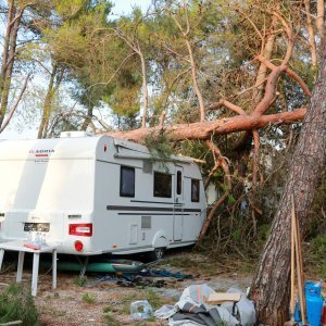 Jak vjetar popraćen obilnom kišom poharao Novigrad i okolicu