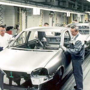 Opel Corsa B, proizvodnja u Eisenachu