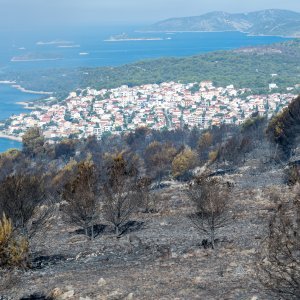 Posljedice velikog požara na Čiovu