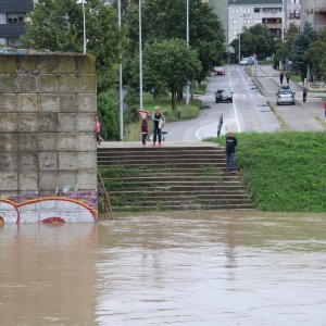 Nabujala Sava u Zagrebu