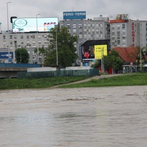 Nabujala Sava u Zagrebu