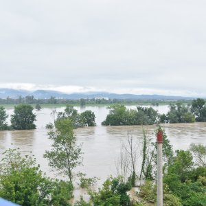 Sava poplavila nasip ispod Domovinskog mosta