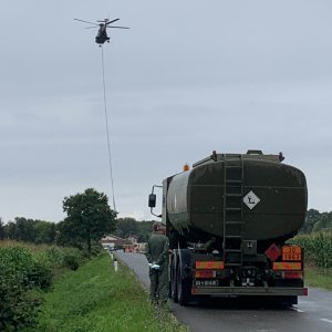 Hrvatski helikopter u Sloveniji