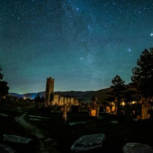 Meteorski roj Perzeida kod crkve Svetog Spasa