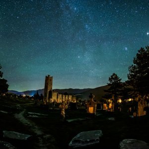 Meteorski roj Perzeida kod crkve Svetog Spasa