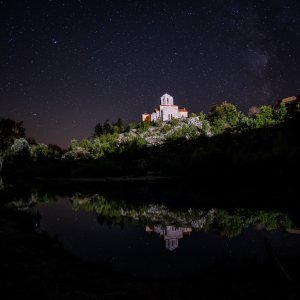 Meteorski roj Perzeida kod crkve Svetog Spasa