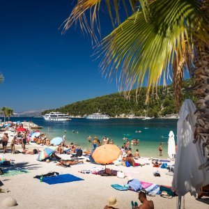 Gužva na plažama u Splitu