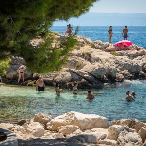 Gužva na plažama u Splitu