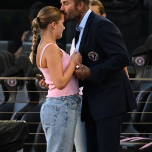 Harper Seven Beckham i David Beckham