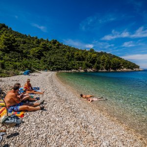 Uvala Samograd na otoku Korčuli