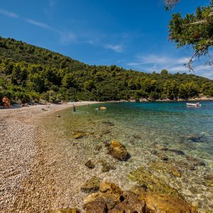 Uvala Samograd na otoku Korčuli