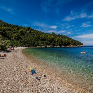 Uvala Samograd na otoku Korčuli