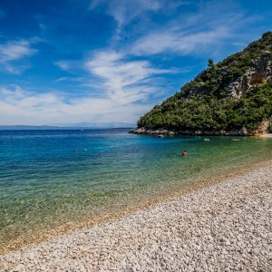 Uvala Samograd na otoku Korčuli