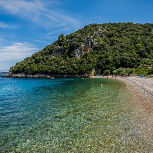 Uvala Samograd na otoku Korčuli