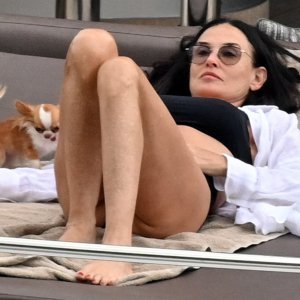 Demi Moore na odmoru u Grčkoj