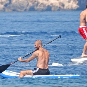 David Beckham s kćeri Harper i sinom Cruzom uživa u moru kod Lopuda