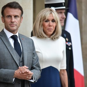 Emmanuel i Brigitte Macron