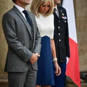 Emmanuel i Brigitte Macron