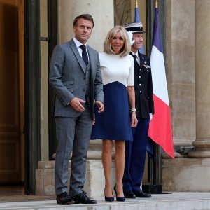 Emmanuel i Brigitte Macron