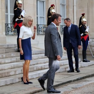 Emmanuel i Brigitte Macron