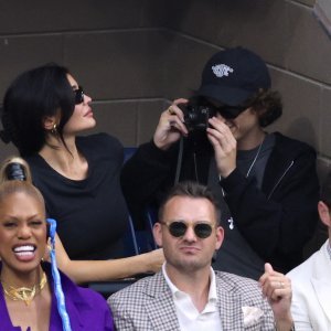 Kylie Jenner i Timothee Chalamet na US Openu