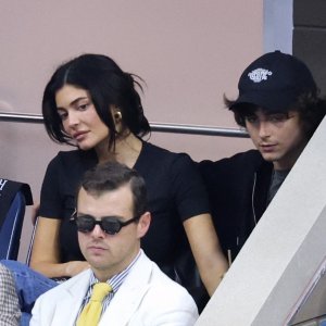 Kylie Jenner i Timothee Chalamet na US Openu