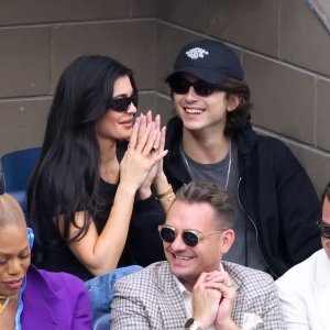 Kylie Jenner i Timothee Chalamet na US Openu