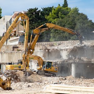 Nastavljeno rušenje hotela Marjan u Splitu