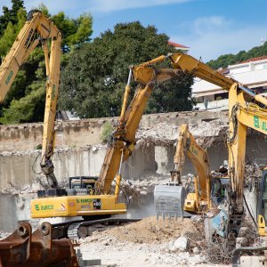 Nastavljeno rušenje hotela Marjan u Splitu