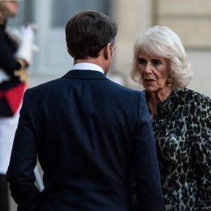 Kraljica Camilla i Brigitte Macron