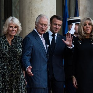 Kraljica Camilla i Brigitte Macron