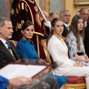 Princeza Leonor, kralj Felipe VI, kraljica Letiza, princeza Sofia
