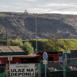 Odron dijela odlagališta otpada Jakuševac