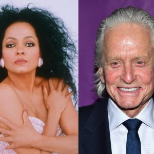 Diana Ross i Michael Douglas