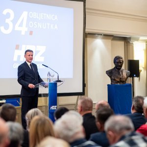 Gordan Jandroković na proslavi 34. obljetnice osnivanja HDZ-a