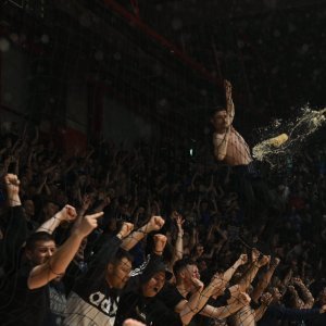 Slavlje BBB-a nakon pobjede Futsal Dinama