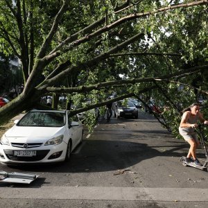 Posljedice nevremena u Zagrebu