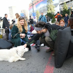 Studenti počeli 24-satnu blokadu u Beogradu