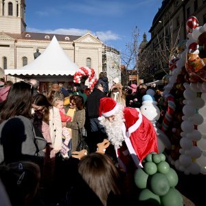 Najmlađi Zagrepčani proslavili dječju Novu godinu na Cvjetnom trgu