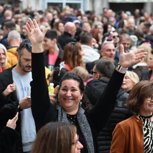 Rani doček Nove godine na splitskog Pjaci